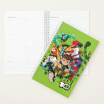 Ben 10 Alien Rush Graphic Planner<br><div class="desc">Check out Ben Tennyson rushing forward with all ten of his alien forms following behind: Four Arms,  Heatblast,  Diamondhead,  Grey Matter,  Upgrade,  XLR8,  Stinkfly,  Wildvine,  Cannonbolt,  and Overflow!</div>