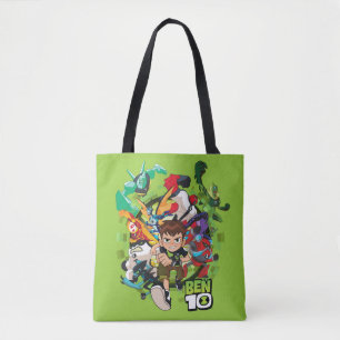 Ben 10 Alien Rush Graphic Tote Bag