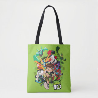 Ben 10 Alien Rush Graphic Tote Bag