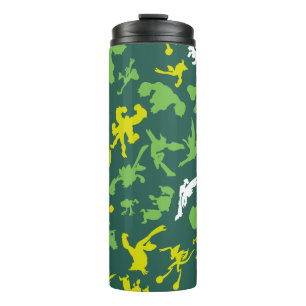 Ben 10 Alien Shape Pattern Thermal Tumbler