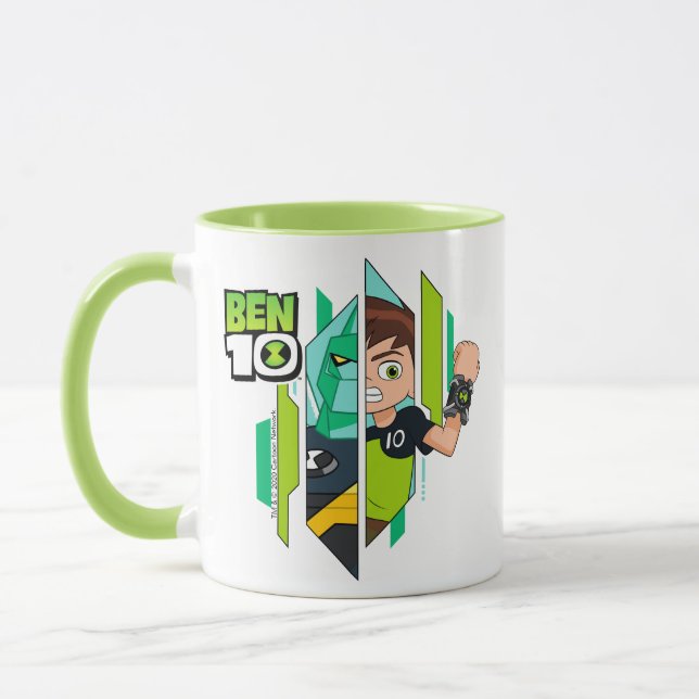 Ben 10 Diamondhead DNA Transformation Mug (Left)