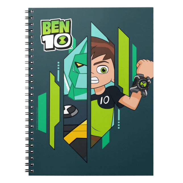 Ben 10 Diamondhead DNA Transformation Notebook (Front)