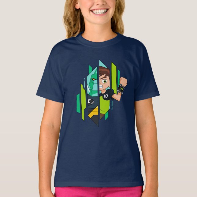 Ben 10 Diamondhead DNA Transformation T-Shirt (Front)