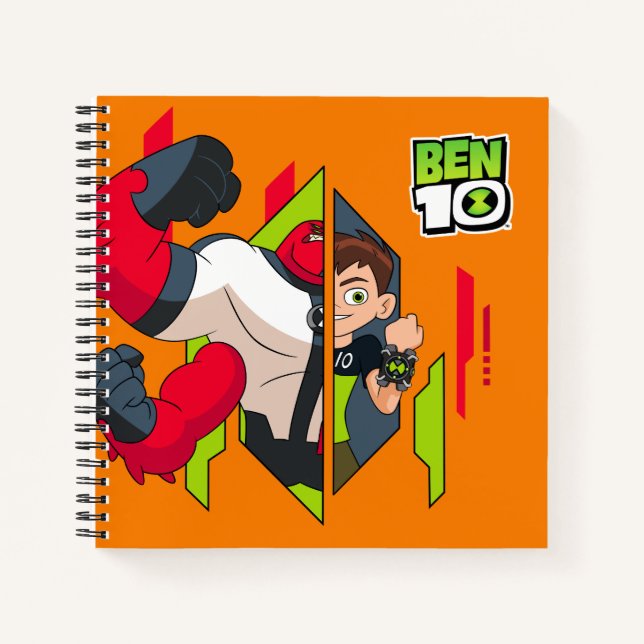 Ben 10 Four Arms DNA Transformation Notebook (Front)