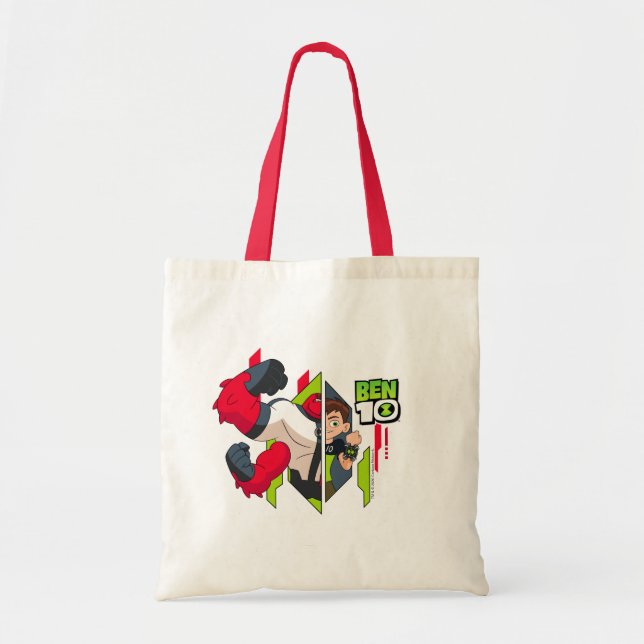 Ben 10 Four Arms DNA Transformation Tote Bag (Front)