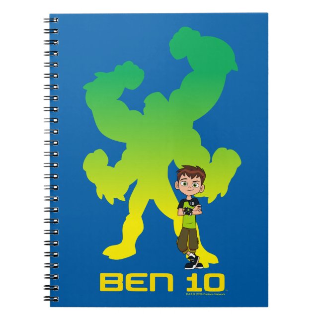 Ben 10 & Four Arms Shadow Notebook (Front)