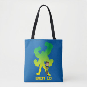 Ben 10 & Four Arms Shadow Tote Bag
