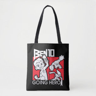 Ben 10 Going Hero Tote Bag