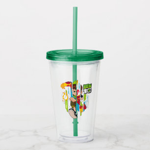Ben 10 Heatblast DNA Transformation Acrylic Tumbler