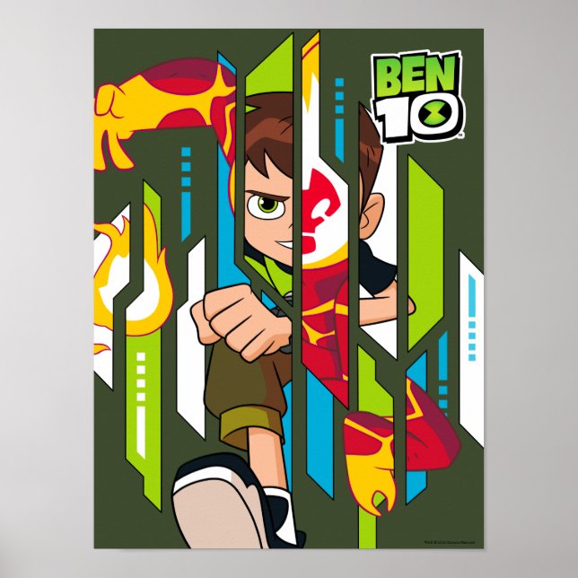 Ben 10 Heatblast DNA Transformation Poster (Front)