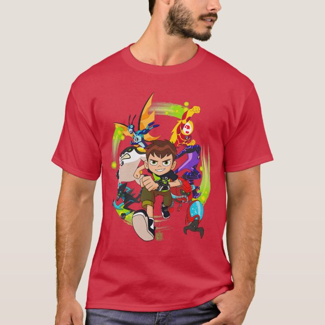 Ben 10 Hero Charge gift T-Shirt (Front)