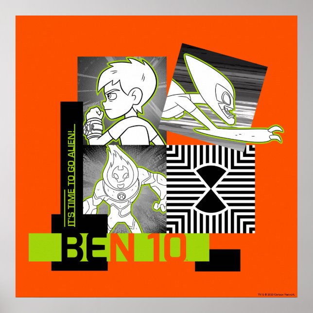 Ben 10 - It's Time To Go Alien Poster (Front)