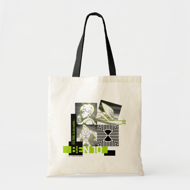 Ben 10 - It's Time To Go Alien Tote Bag (Front)