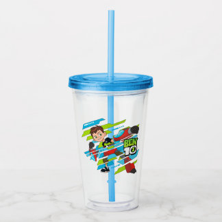 Ben 10 Overflow DNA Transformation Acrylic Tumbler