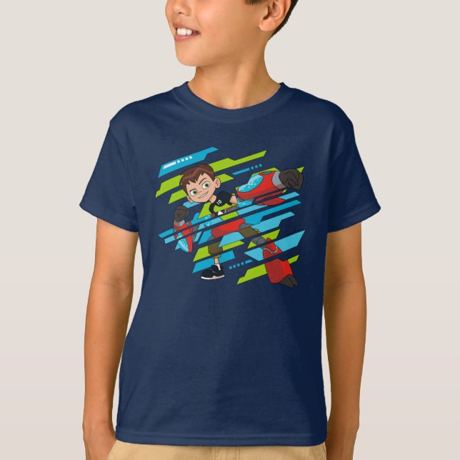 Ben 10 Overflow DNA Transformation T-Shirt (Front)