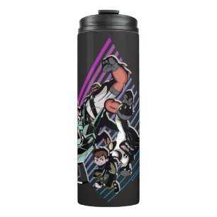 Ben 10 Retro Alien Group Graphic Thermal Tumbler