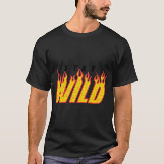Ben Azelart Merch Ben Azelart Stay Wild Fire T-Shirt