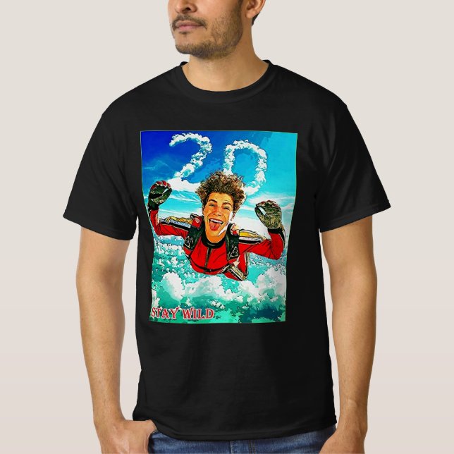 Ben azelart merch retro T-Shirt (Front)