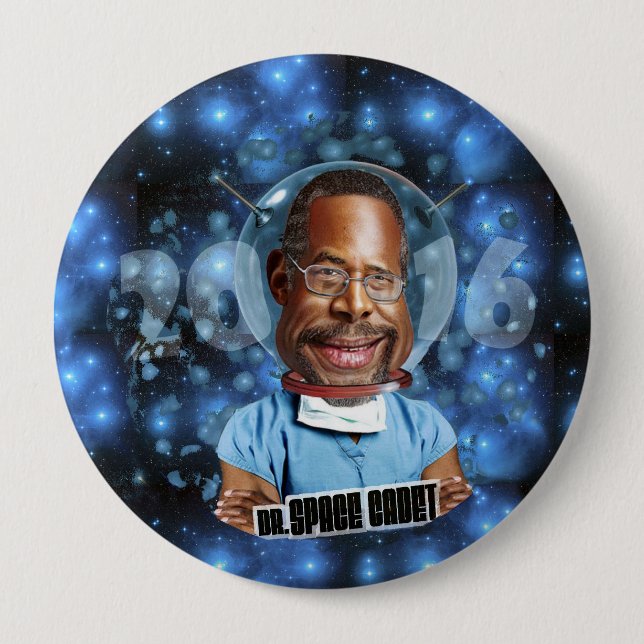 Ben Carson 2016 10 Cm Round Badge (Front)