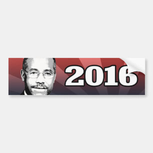 BEN CARSON 2016 CANDIDATE BUMPER STICKER
