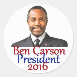 Ben CARSON 2016 Classic Round Sticker
