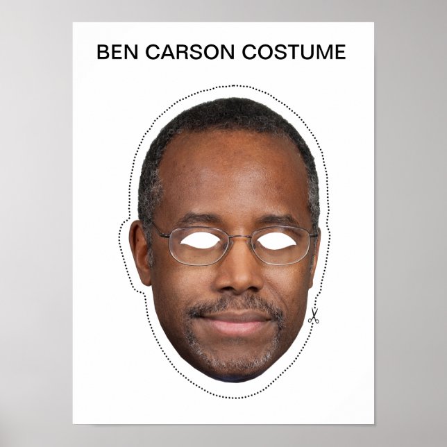 Ben Carson Costume Poster (Front)