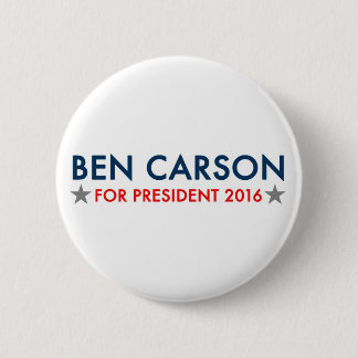 Ben Carson for President 2016 button