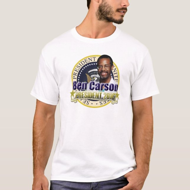 Ben Carson for President T Shirts (Front)