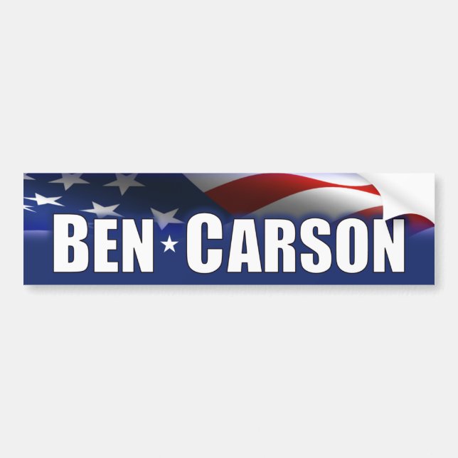 Ben Carson - President 2016 Bumper Sticker (Front)
