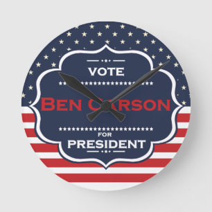 ben carson president round clock