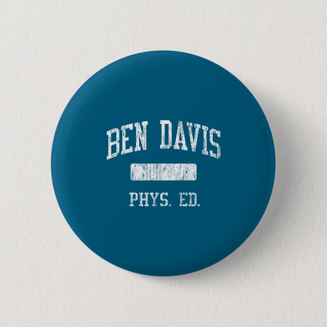 Ben Davis High School Hs Graphic Art 6 Cm Round Badge (Front)