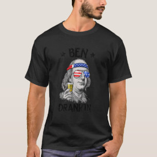 Ben Drankin 4th Of July Benjamin Franklin Men Amer T-Shirt