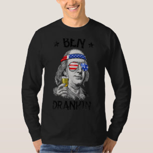 Ben Drankin 4th Of July Benjamin Franklin Men Wome T-Shirt