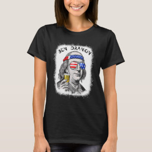 Ben Drankin 4th Of July  Fourth Of July Usa Flag M T-Shirt