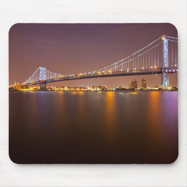 Ben Franklin Bridge Mouse Mat (Front)