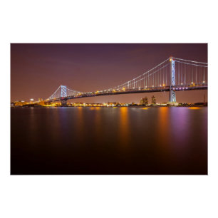 Ben Franklin Bridge Poster
