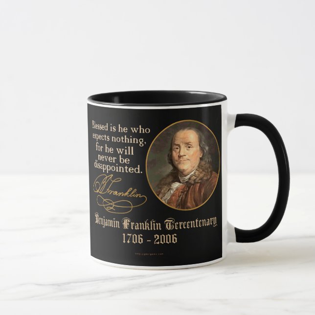 Ben Franklin - Expectations Mug (Right)