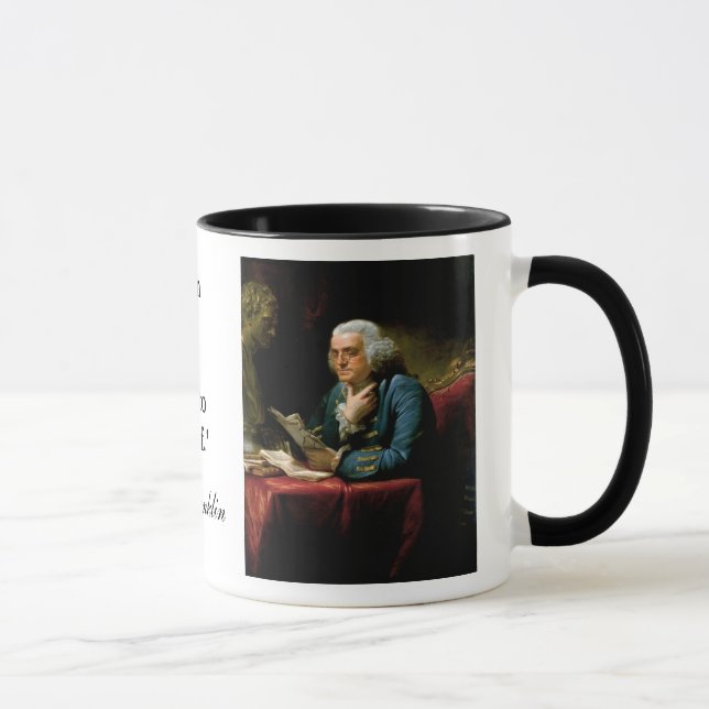Ben Franklin Quote "The U. S. Constitution..." Mug (Right)