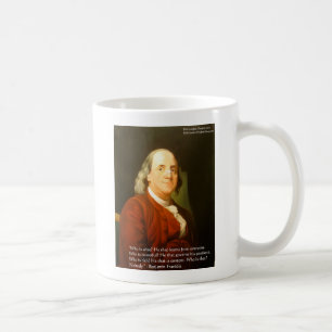 Ben Franklin (What Is Wise) Quote Gifts & Cards Coffee Mug