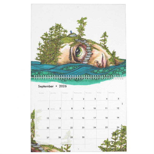 Ben Geiger Art 2025 Calendar (Sep 2026)