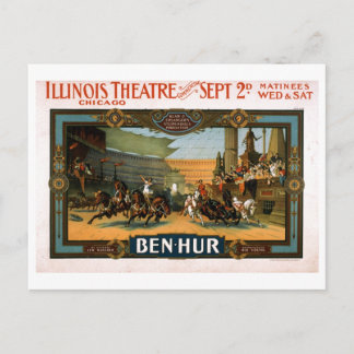 Ben Hur - Broadway Play Poster Postcard
