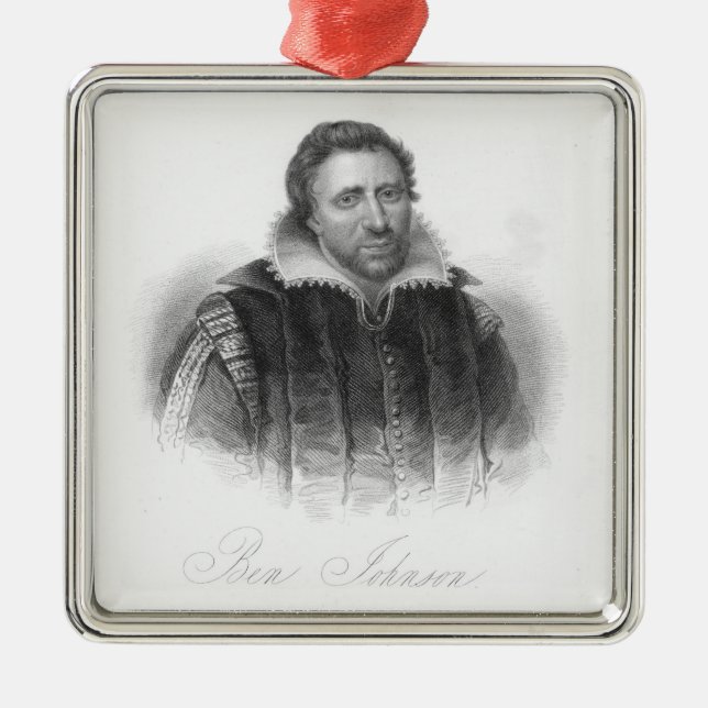 Ben Jonson Metal Tree Decoration (Front)