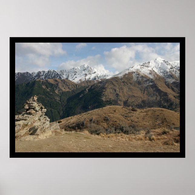 Ben Lomond, Queenstown NZ Poster (Front)