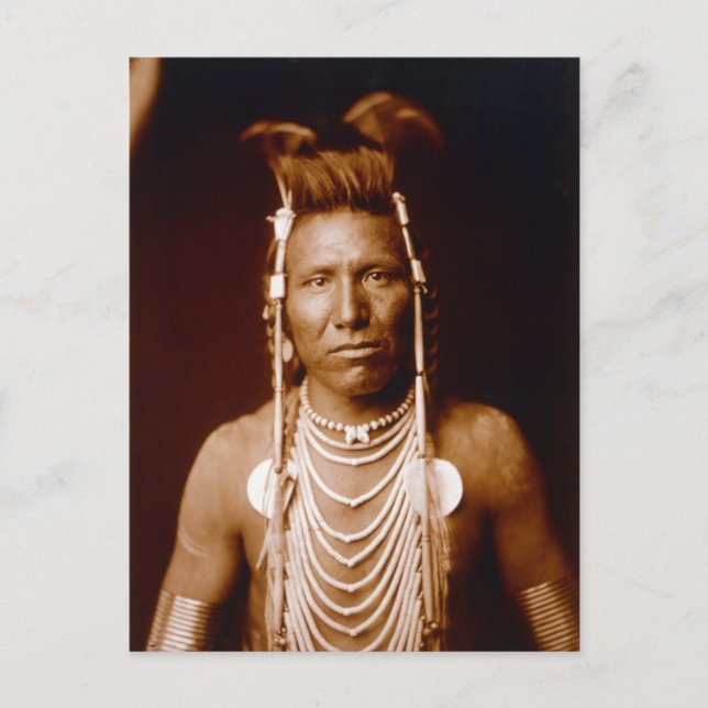 Ben Long Ear (Native American) Postcard (Front)
