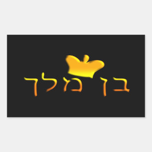 Ben Melech Rectangular Sticker
