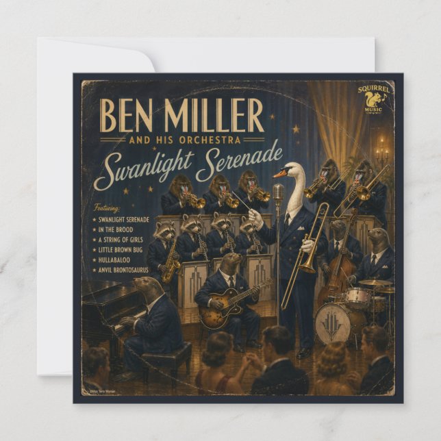 Ben Miller Orchestra Album: a Parody Card (Front)