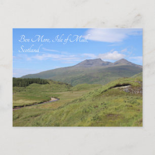 Ben More Mountain, Isle of Mull, Scotland Postcard