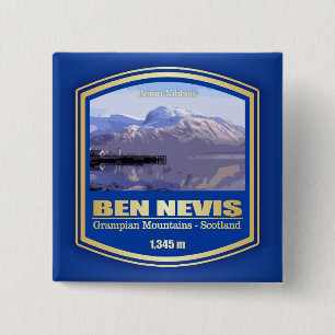 Ben Nevis (PF) 15 Cm Square Badge