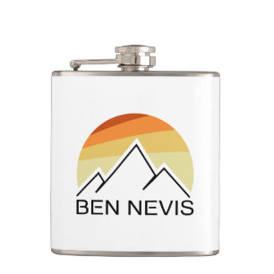Ben Nevis Retro Hip Flask