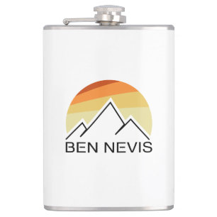 Ben Nevis Retro Hip Flask